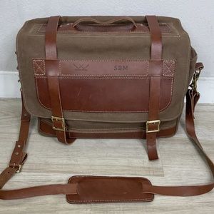 White Wing Business/ Travel Duffel waxed Bag.